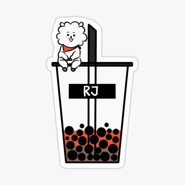  Gambar Stiker Boba  Bt21