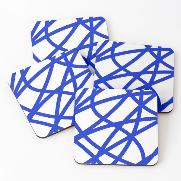 Item preview, Abstract blue lines designed and sold by wholesomememe.