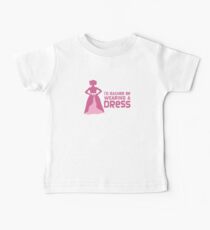 I'd Rather Be Wearing a Dress Baby Tee