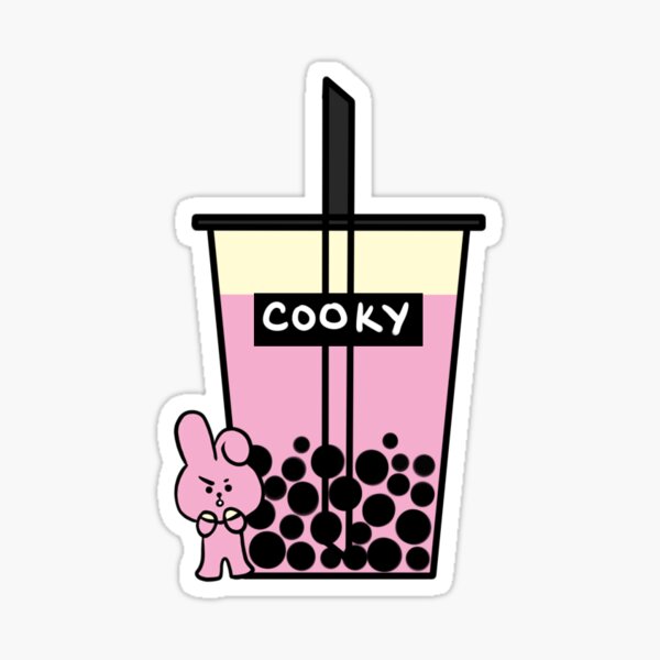  Gambar Stiker Boba  Bt21