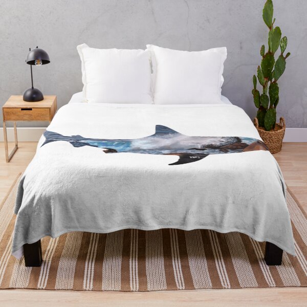 Item preview, Shark Crashing Wave Silhouette designed and sold by DSC Arts.