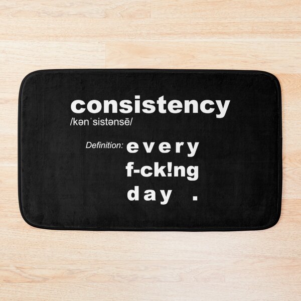 Item preview, Consistency definition: Every Day – motivation goal reminder designed and sold by originalsusie.