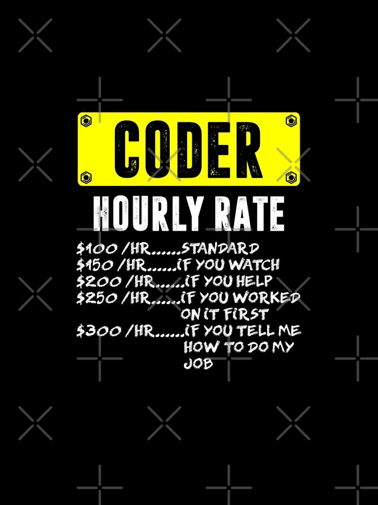 Thumbnail 4 of 4, iPhone Case, Hourly programming coder developer designed and sold by PartyShirts1.