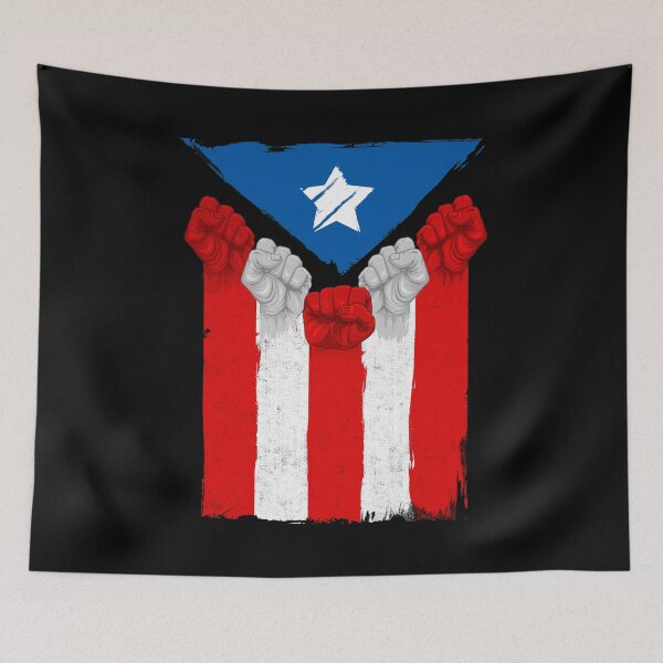 Item preview, Raised Fists For Puerto Rico - Boricua Flag designed and sold by anziehend.