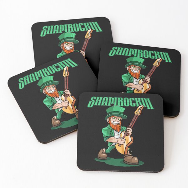 Item preview, Shamrockin - Rocking Leprechaun With E-Guitar designed and sold by anziehend.