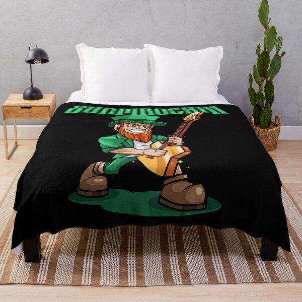 Item preview, Shamrockin - Rocking Leprechaun With E-Guitar designed and sold by anziehend.