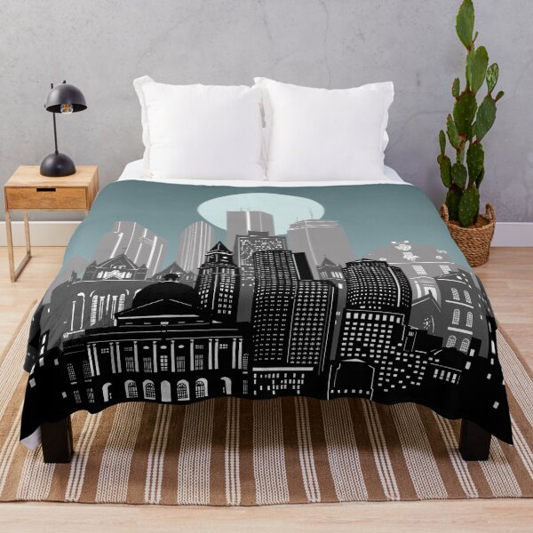 Item preview, boston skyline designed and sold by BekimART2.
