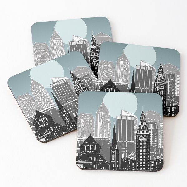 Artikelvorschau, Cleveland Skyline entworfen und verkauft von BekimART2.