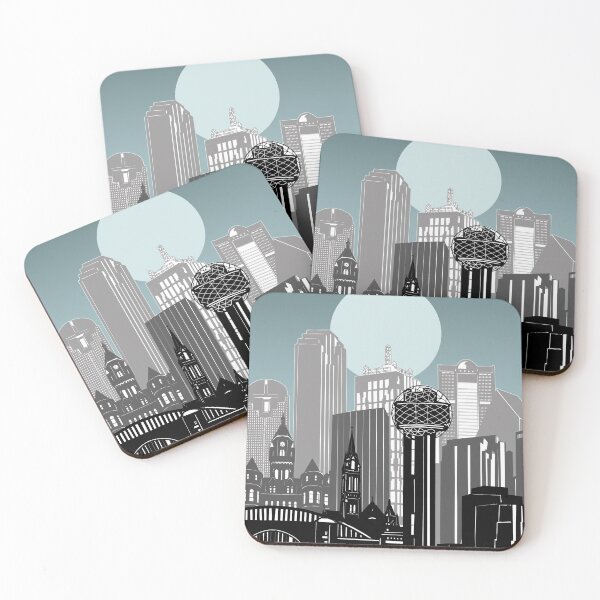 Item preview, dallas skyline designed and sold by BekimART2.