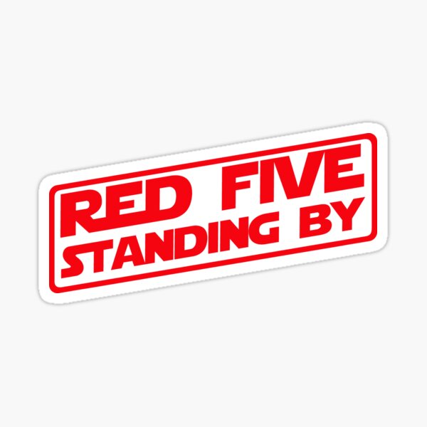 Item preview, Red Five Standing By 2 designed and sold by DafyddEm.