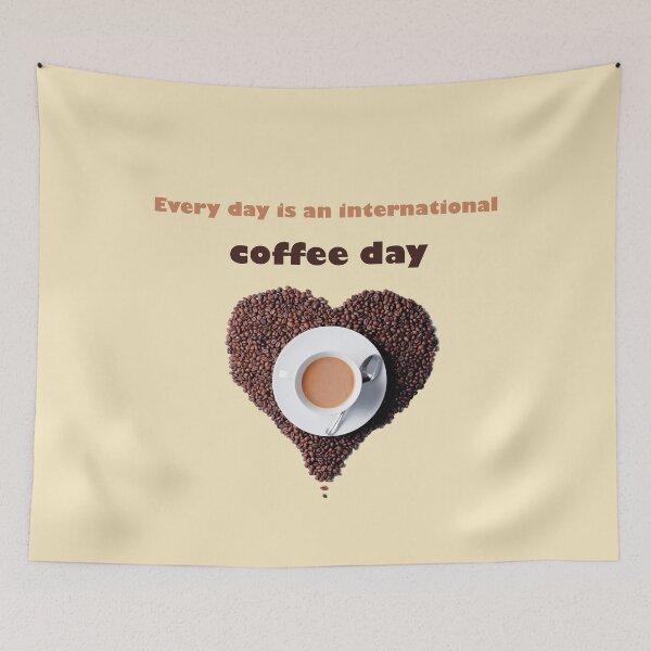 Item preview, International coffee day designed and sold by Black22Shhsh.