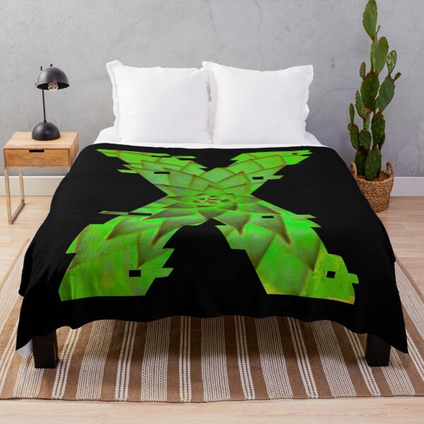 Item preview, Succulent Glitch - Letter X designed and sold by EightWinds.