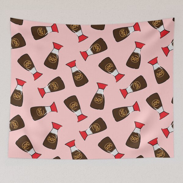 Item preview, Soy Sauce - Soy sauce bottle (pink) designed and sold by littlearrow.