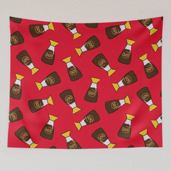 Item preview, Soy Sauce - Soy sauce bottle (red) designed and sold by littlearrow.
