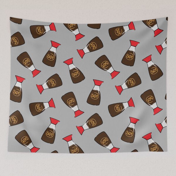 Item preview, Soy Sauce - Soy sauce bottle (grey) designed and sold by littlearrow.