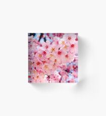 Thick Blossom Acrylic Block