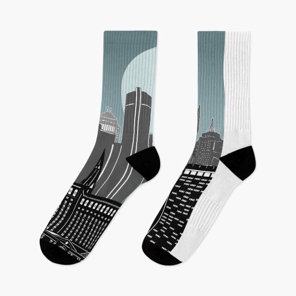 Item preview, detroit skyline designed and sold by BekimART2.