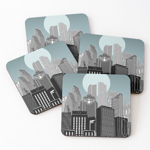Item preview, houston skyline designed and sold by BekimART2.