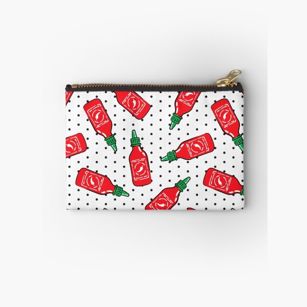 Item preview, Sriracha sauce - black polka dots - hot chili sauce designed and sold by littlearrow.