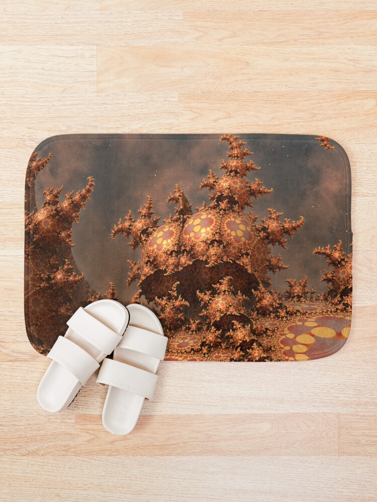 Thumbnail 1 of 6, Bath Mat, Slippery Slope designed and sold by aureliuscat.