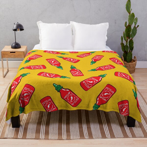 Item preview, Sriracha sauce - yellow - hot chili sauce designed and sold by littlearrow.