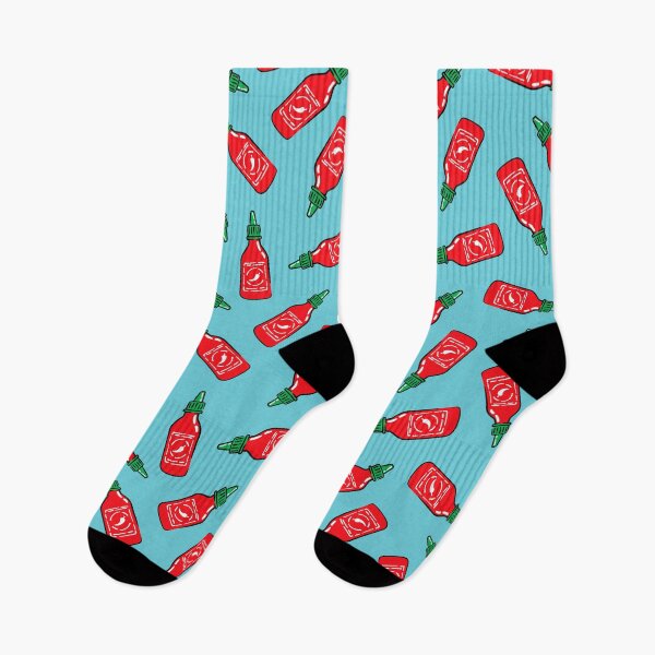 Item preview, Sriracha sauce - blue - hot chili sauce designed and sold by littlearrow.