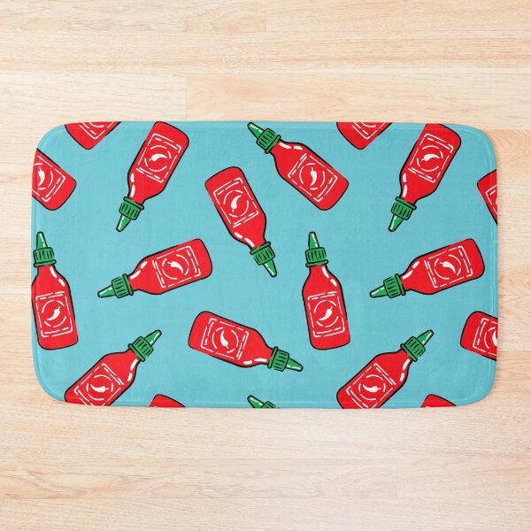 Item preview, Sriracha sauce - blue - hot chili sauce designed and sold by littlearrow.