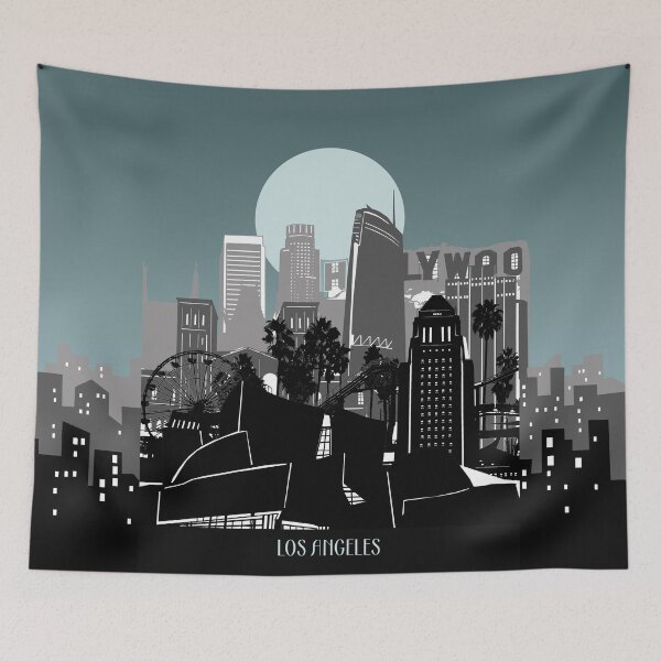 Item preview, los angeles skyline designed and sold by BekimART2.