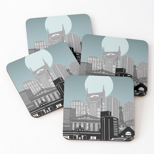 Item preview, nashville skyline designed and sold by BekimART2.
