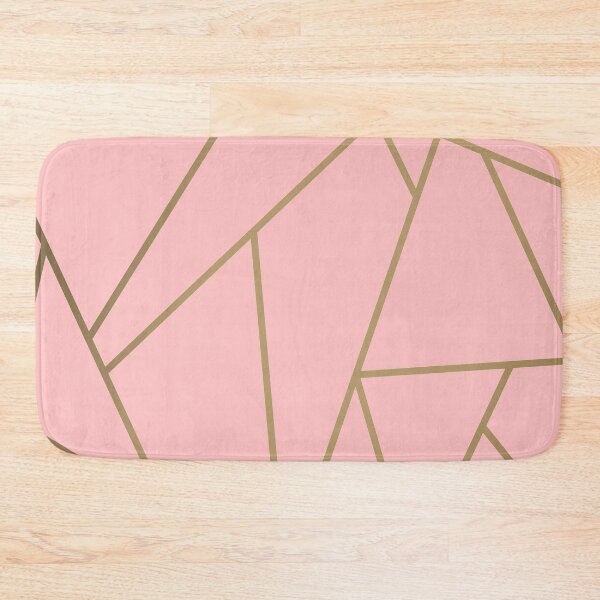 Item preview, Pink and golden geometric background designed and sold by Jenmag.