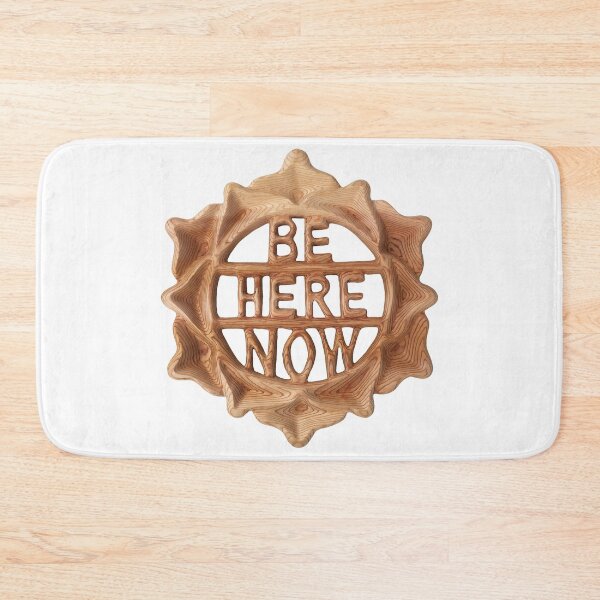 Item preview, Be Here Now-Symbol Of Mindfulness Wood Carving designed and sold by SignsOfSpirit.