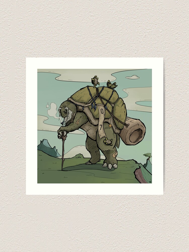 Alternate view of Backpacker Art Print