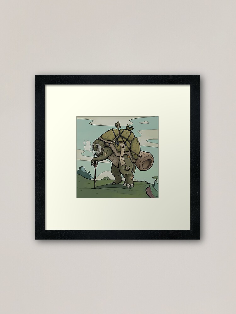 Alternate view of Backpacker Framed Art Print