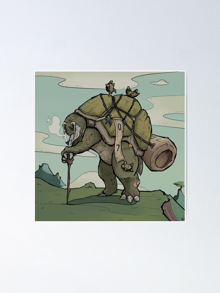 Alternate view of Backpacker Poster
