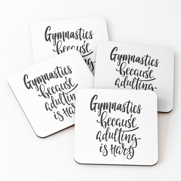Item preview, Gymnastics Because Adulting Is Hard designed and sold by ProjectX23.