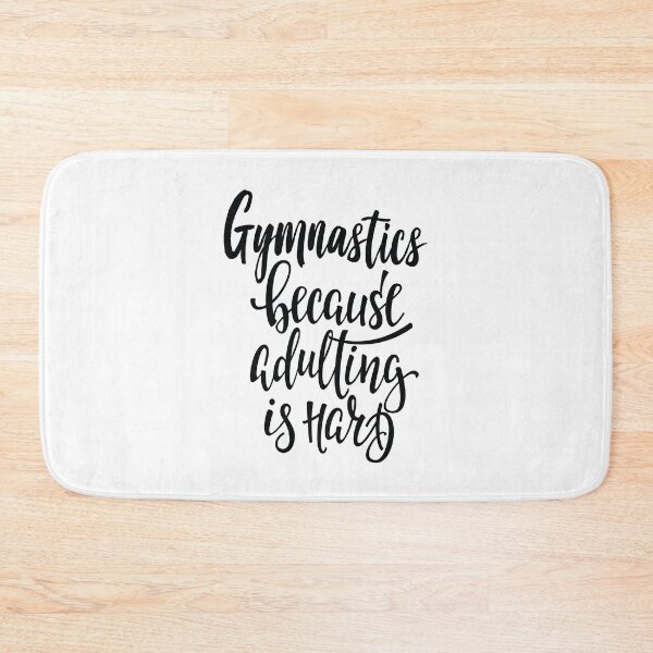 Item preview, Gymnastics Because Adulting Is Hard designed and sold by ProjectX23.