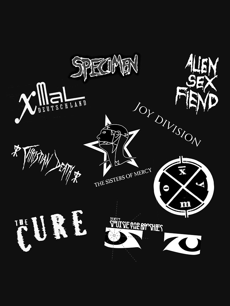 Goth Band Logos by JoanaShino.
