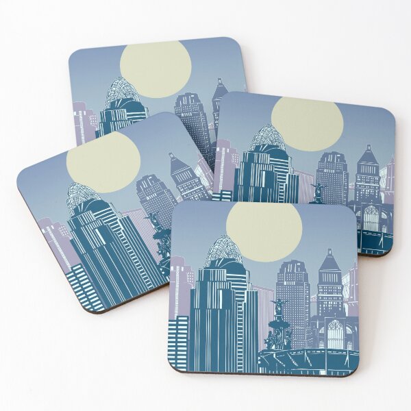 Artikelvorschau, Cincinnati Skyline entworfen und verkauft von BekimART2.