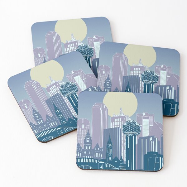 Item preview, dallas skyline designed and sold by BekimART2.