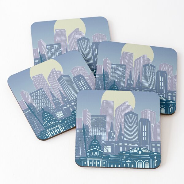Item preview, denver skyline designed and sold by BekimART2.