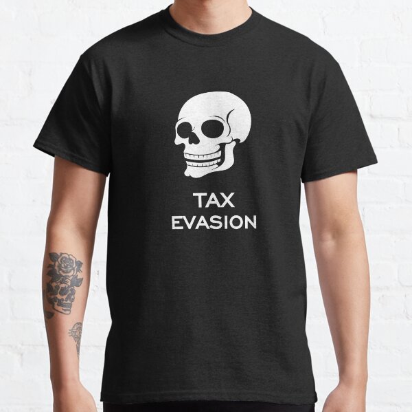 Tax Evasion Skull Classic T-Shirt