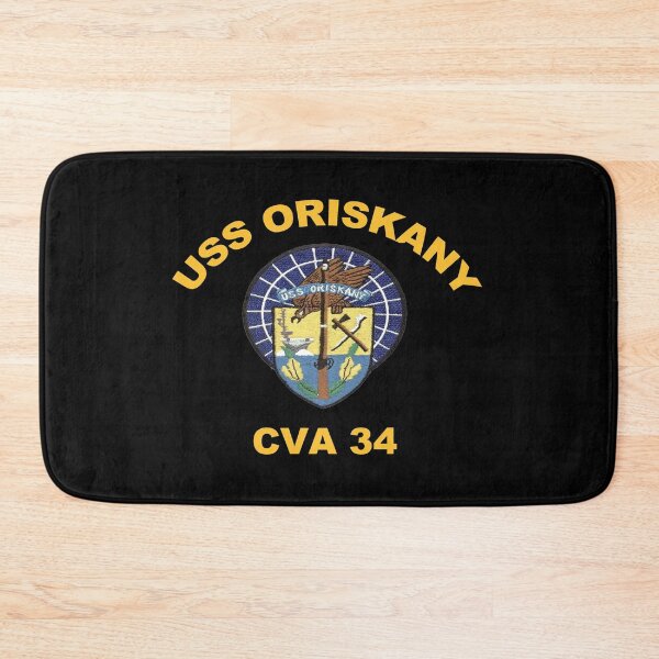 Item preview, Crest of USS Oriskany (CV-34) for Dark Backgrounds designed and sold by Nikki SpaceStuffPlus.