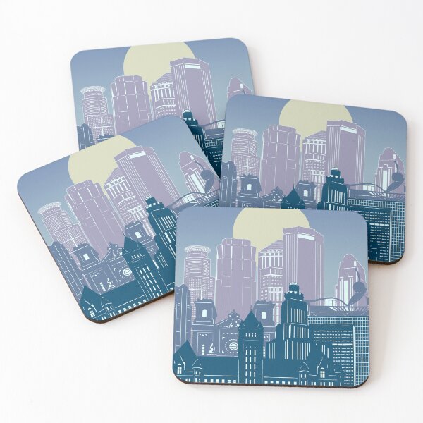 Artikelvorschau, Minneapolis Skyline entworfen und verkauft von BekimART2.