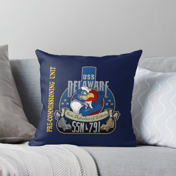 Item preview, PCU Delaware (SSN-791) Crest for Dark Colors designed and sold by Nikki SpaceStuffPlus.