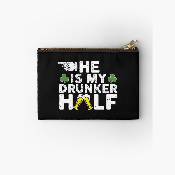 Item preview, He is my drunker half Funny St Patricks Day drinking outfit for couples  designed and sold by alenaz.