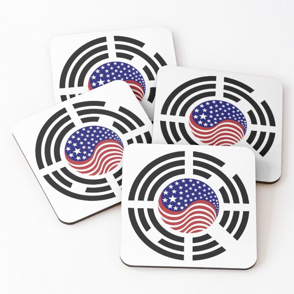 Item preview, Korean American Multinational Patriot Flag Series  designed and sold by Carbon-Fibre Media.