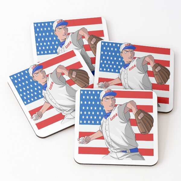 Item preview, Baseball Pitcher American Flag USA designed and sold by Nosek1ng.