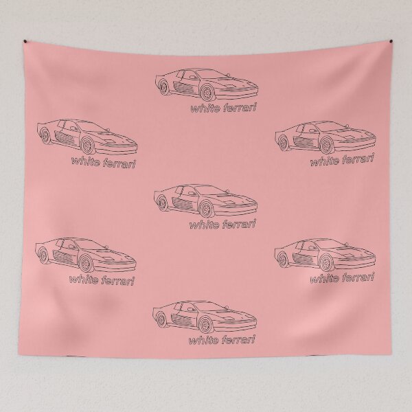 Item preview, White Ferrari  designed and sold by musicallyfit.