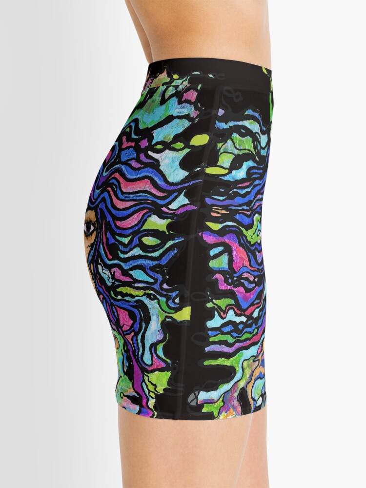 Alternate view of one with the universe NUELLE by eileenaart Mini Skirt