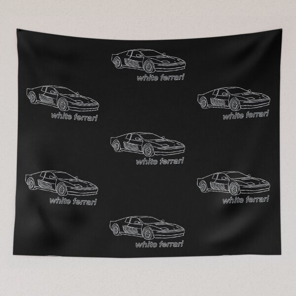 Item preview, White Ferrari  designed and sold by musicallyfit.